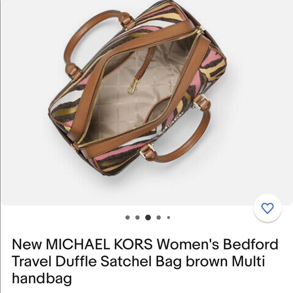 πGorgeous MK Bagβ super rare unique beautiful satchel bag π NWTO!!! - Picture 7 of 15